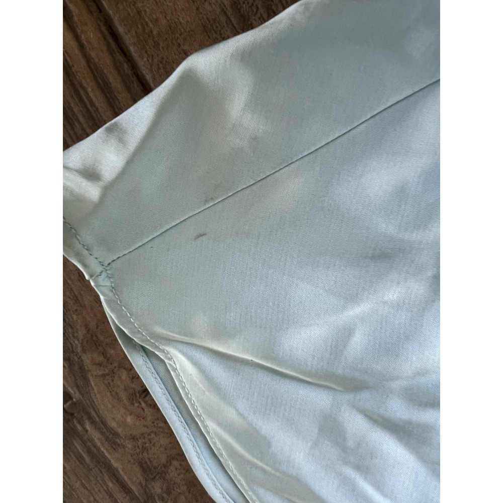 Abercrombie and Fitch One Shoulder Satin Knotted Midi‎ Dress Small TALL Blue - Picture 5 of 11